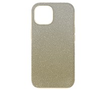 High Smartphone Schutzhülle, Farbverlauf, iPhone® 15, Goldfarben