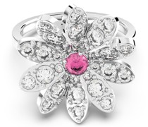 Eternal Flower Ring, Blume, Rosa, Metallmix