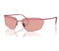 Sonnenbrille, Rechteckform, SK7001, Rosa