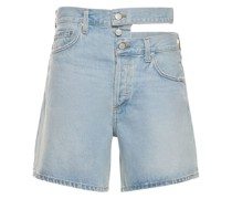 Shorts mit gebrochenem Bund