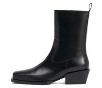 40mm hohe Stiefeletten aus Leder „Bill“