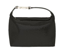 HANDTASCHE AUS LEDER MIT KRISTALLEN 'MOON'
