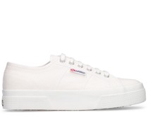 35mm hohe Espadrille-Sneakers aus Canvas mit Logo