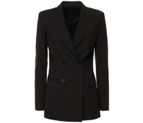 ZWEIREIHIGER BLAZER AUS STRETCH-WOLLE