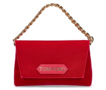 MINI ABENDTASCHE AUS LEDER UND CANVAS „POCKET“