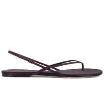 10 mm flache Satinschuhe „Wishbone“