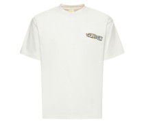 T-SHIRT AUS BAUMWOLLJERSEY MIT DRUCK