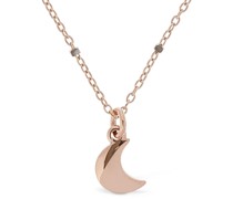 KURZE 9KT GOLD-HALSKETTE „MINI LUNA“