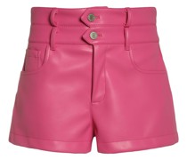 SHORTS AUS KUNSTLEDER