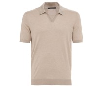 POLOHEMD AUS SEIDENSTRICK