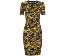 MINIKLEID AUS BAUMWOLLJERSEY MIT LOGO