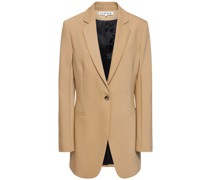 Langer Blazer aus Wolltwill