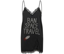 Satin-Slip-Kleid „Ashish Ban Space Travel“