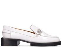 50mm hohe Loafer aus Naplack
