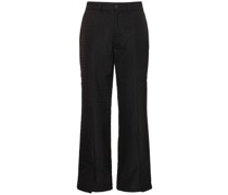Gesteppte Hose mit Logo