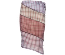 Midirock aus Mesh mit Druck „Sienna“