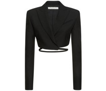 Blazer aus Techno-Grain de Poudre