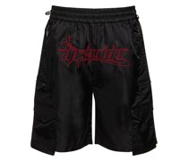 Shorts aus Nylon mit Logo