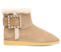 10MM WILDLEDER- & SHEARLING-STIEFEL 'WINTER VIV'