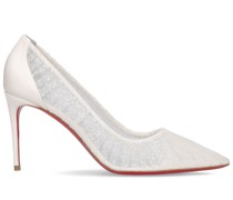 85 mm hohe, glitzernde Tüllpumps „Kate Draperia“