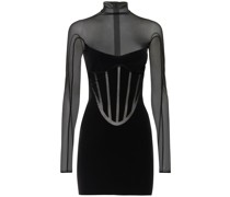 Formgebendes Minikleid „Flock“