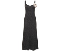 Minikleid aus Jersey mit Rosenbesatz „Verbier“