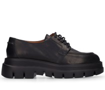 55mm hohe Schnürschuhe aus Leder „Pezzana“