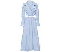MIDIKLEID AUS BAUMWOLLMISCHUNGSEERSUCKER „ALEX“