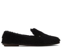 10MM HOHE LOAFER AUS WOLLE UND SEIDE „FELIA“