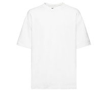 OVERSIZE-T-SHIRT MIT GESTICKTEM LOGO
