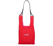 KLEINE, ZWEIFARBIGE TASCHE MIT LEDER