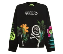 Jersey-SSWEATSHIRT mit Blumenlogo-Druck