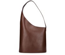Schultertasche aus Glattleder „Lune“