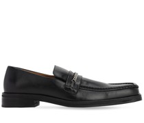 3,5 cm hohe Loafers aus Leder