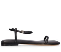 10mm hohe Sandalen aus Leder „Invisible“