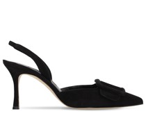 70MM HOHE WILDLEDERPUMPS MIT SLINGBACK 'MAYSLI'