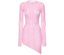 ASYMMETRISCHES MINIKLEID AUS LYOCELLJERSEY