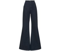 HOCHTAILLIERTE JEANS AUS BAUMWOLLDENIM