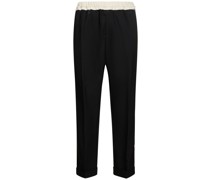 Seine wool wide leg pants