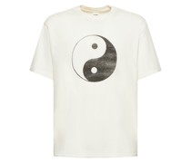 T-SHIRT AUS BAUMWOLLJERSEY MIT DRUCK