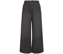 Jeans aus Baumwolldenim mit weitem Bein „Sasha“