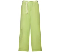 Superweite Hose aus Schurwolle