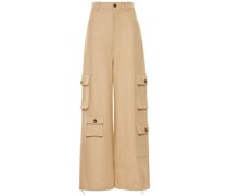Cargo-Hose aus gekochter Wolle „Hailey“