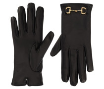 Lederhandschuhe mit Horsebit