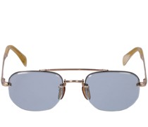 Geometrische Sonnenbrille aus Edelstahl „DB“