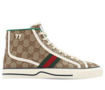 10MM HOHE CANVASSNEAKERS „GUCCI TENNIS 1977“