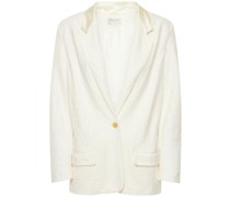 Strukturierter Blazer aus Leinenkrepp