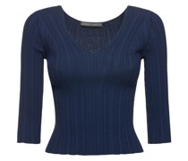 Top aus Stretch-Viskose