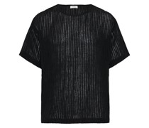 T-SHIRT AUS LEINENMISCHUNG