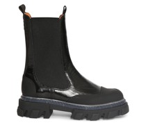 50mm hohe Chelseastiefel aus Leder „Cleated“